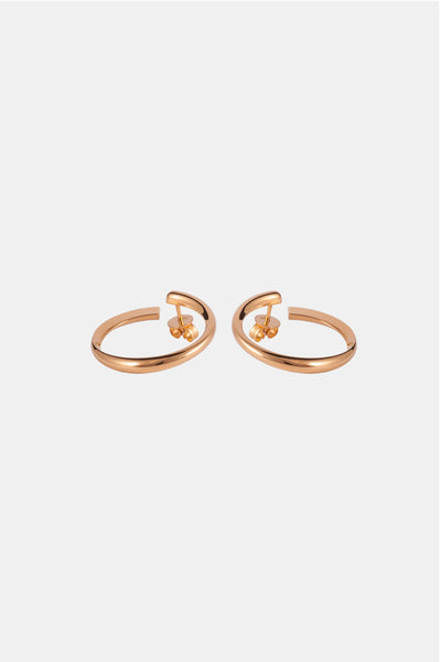 SWELL Earrings, yellow gold